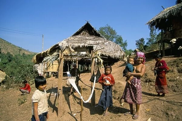 People at Kat Khammay Akha village