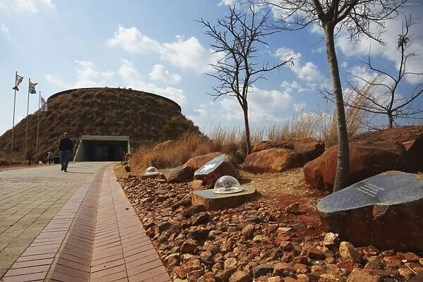 People at Maropeng Visitors Centre, Cradle of Humankind, UNESCO World Heritage Site