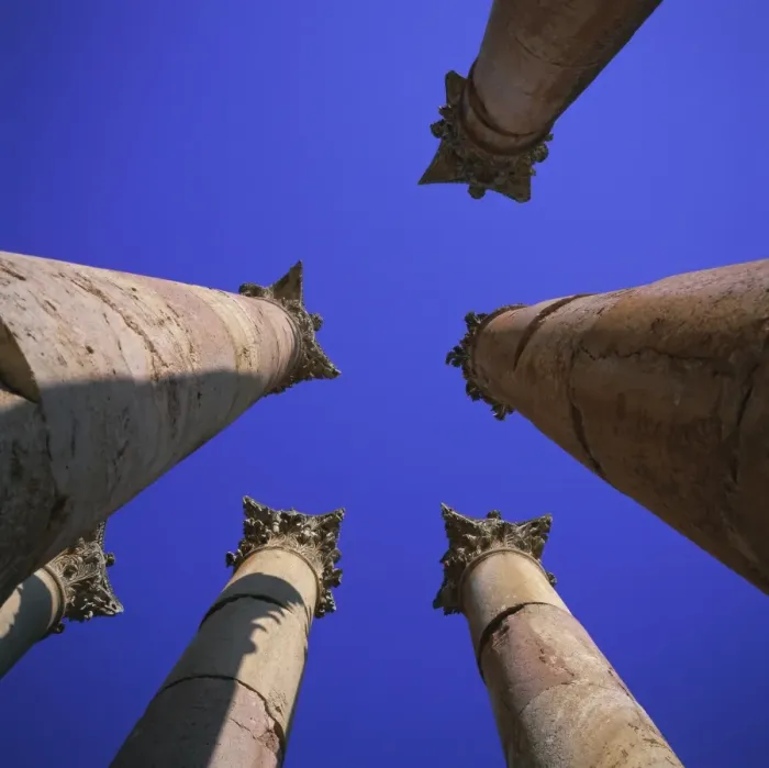 Framed Print : Peristyle of 13m tall columns Framed Print : Peristyle of 13m tall columns