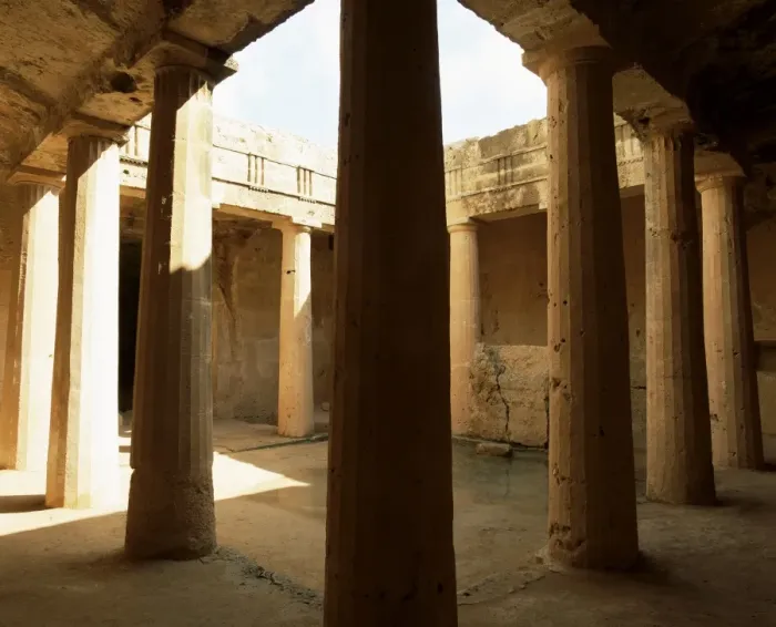 Framed Print : Peristyle Tomb III, dating from the Hellenistic period from 325 to 58BC Framed Print : Peristyle Tomb III, dating from the Hellenistic period from 325 to 58BC