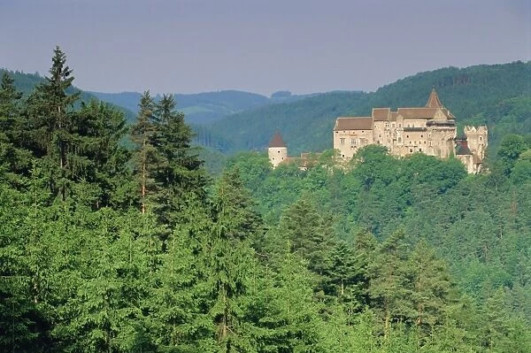 Pernstejn Fortress, 13th century, South Moravia, Czech Republic, Europe