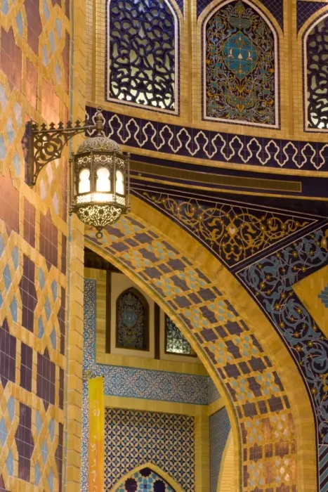 Framed Print : Detail of Persia Court Framed Print : Detail of Persia Court