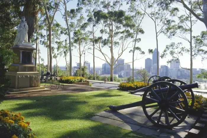 Framed Print : Perth from City Park, Western Australia, Australia Framed Print : Perth from City Park, Western Australia, Australia