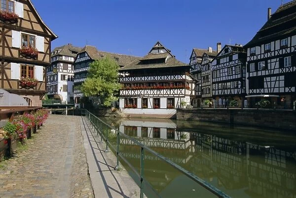 Petite France area of Strasbourg, Bas-Rhin, Alsace, France, Europe