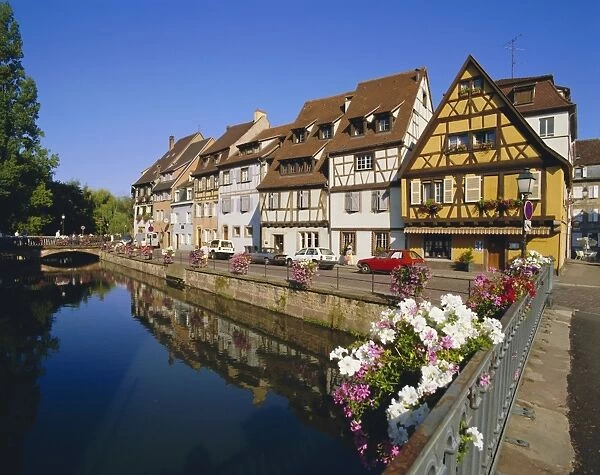 Petite Venise, Colmar, Alsace, France, Europe