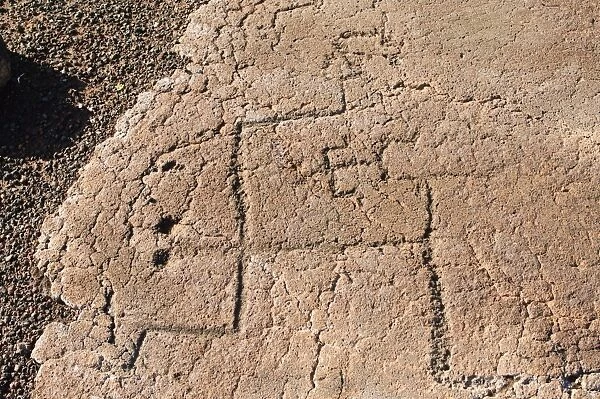 Petroglyphs, Big Island, Hawaiian Islands, United States of America, Pacific