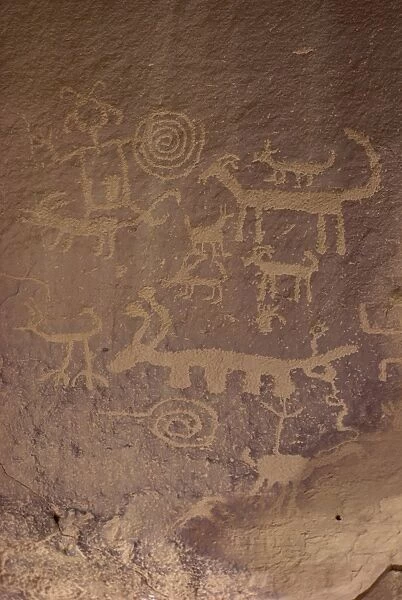 Petroglyphs, Chaco Canyon National Monument, New Mexico, United States of America