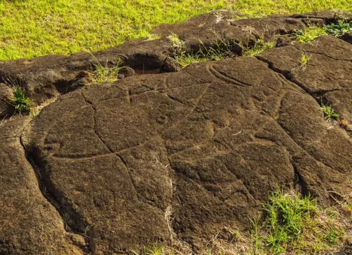 Framed Print : Petroglyphs in Papa Vaka, Rapa Nui National Park, UNESCO World Heritage Site, Easter Island Framed Print : Petroglyphs in Papa Vaka, Rapa Nui National Park, UNESCO World Heritage Site, Easter Island