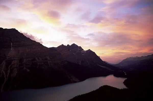 Peyto Lake, Banff National Park, UNESCO World Heritage Site, Alberta, Rockies