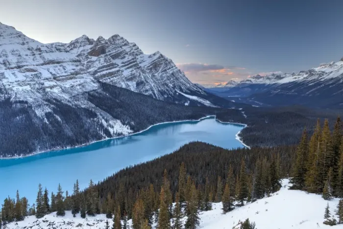 Framed Print : Peyto Lake at Sunset, Banff National Park, UNESCO World Heritage Site, Rocky Mountains Framed Print : Peyto Lake at Sunset, Banff National Park, UNESCO World Heritage Site, Rocky Mountains