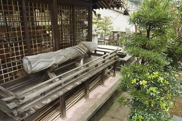 Phallic objects at Taga jinja shrine and sex museum