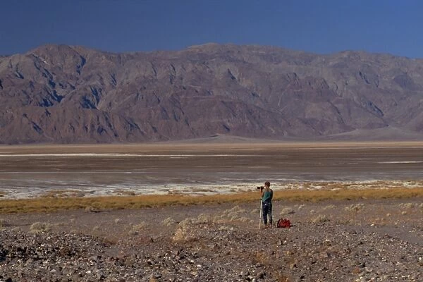 Photographer in Death Valley