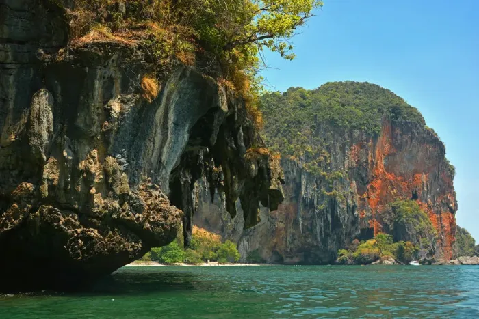 Framed Print : Phranang Bay cliffs, Thailand, Southeast Asia, Asia Framed Print : Phranang Bay cliffs, Thailand, Southeast Asia, Asia
