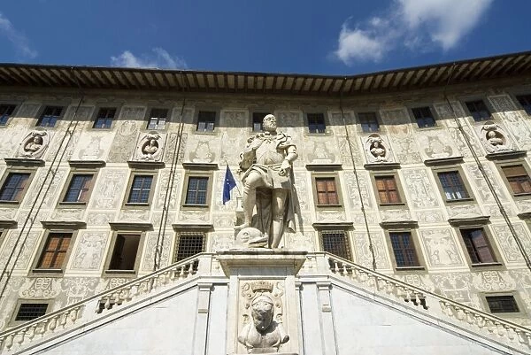 Piazza dei Cavalieri and Statue of Cosimo I, Scuola Normale University