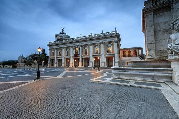 Piazza del Campidoglio where Roman Divinities were praised and nowadays headquarters