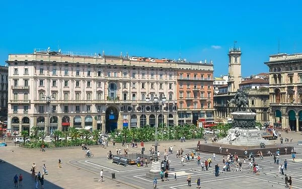 Piazza del Duomo, Milan, Lombardy, Italy, Europe