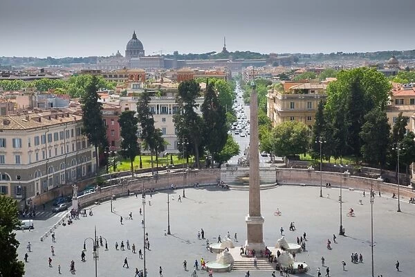 Piazza Del Popolo, Rome, Lazio, Italy, Europe