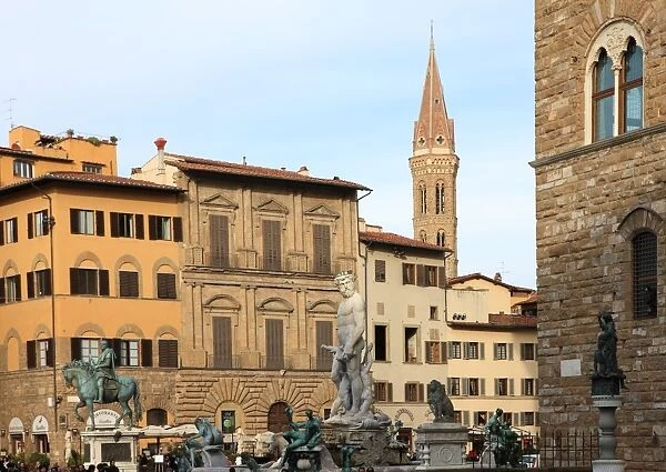 Piazza della Signoria, Florence, UNESCO World Heritage Site, Tuscany, Italy, Europe