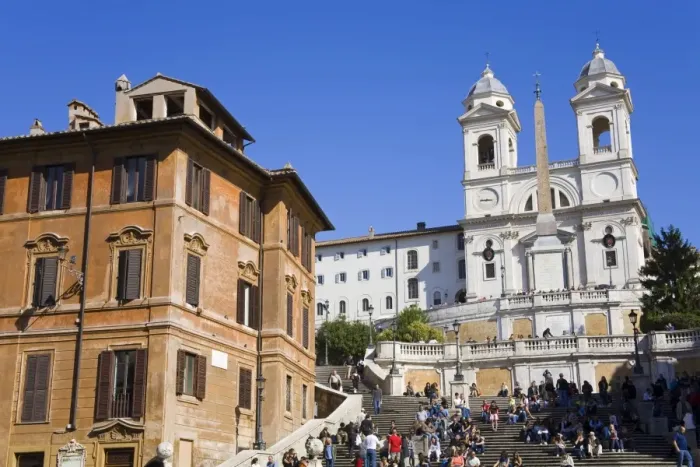 Framed Print : Piazza di Spagna and Spanish Steps, Rome, Lazio, Italy, Europe Framed Print : Piazza di Spagna and Spanish Steps, Rome, Lazio, Italy, Europe