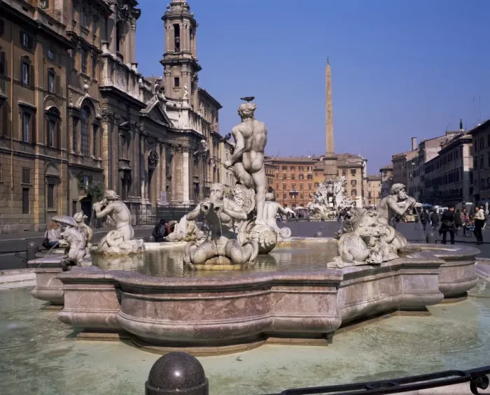 Framed Print : Piazza Navona Framed Print : Piazza Navona