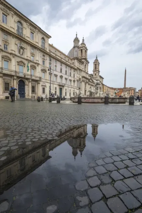 Framed Print : Piazza Navona with Fountain of the Four Rivers and the Egyptian obelisk, Rome, Lazio Framed Print : Piazza Navona with Fountain of the Four Rivers and the Egyptian obelisk, Rome, Lazio