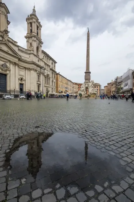 Framed Print : Piazza Navona with Fountain of the Four Rivers and the Egyptian obelisk, Rome, Lazio Framed Print : Piazza Navona with Fountain of the Four Rivers and the Egyptian obelisk, Rome, Lazio