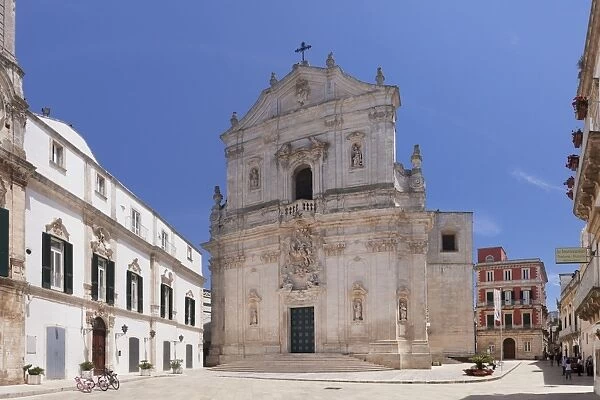Piazza Plebiscito, Basilica di San Martino, Martina Franca, Valle d Itria, Taranto district