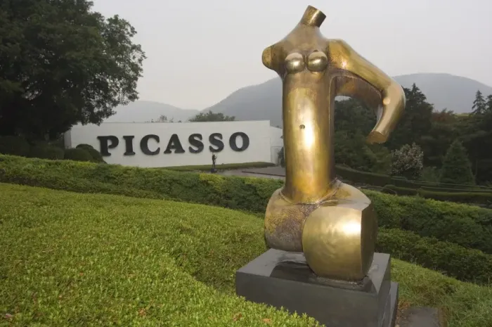 Framed Print : Picasso Sculpture Park Museum Framed Print : Picasso Sculpture Park Museum