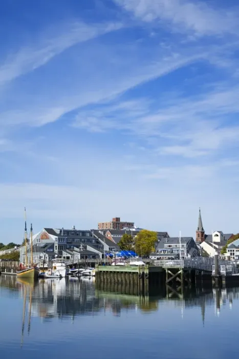 Framed Print : Pickering Wharf, Salem, Greater Boston Area, Massachusetts, New England Framed Print : Pickering Wharf, Salem, Greater Boston Area, Massachusetts, New England