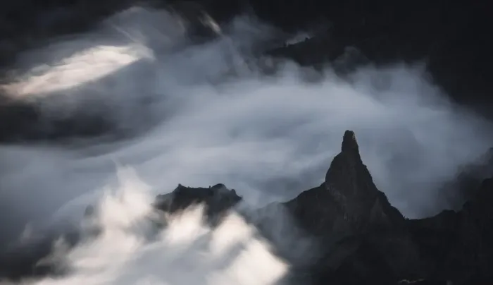 Framed Print : Pico Ruivo mountain peak in a sea of clouds, Madeira island, Portugal, Atlantic, Europe Framed Print : Pico Ruivo mountain peak in a sea of clouds, Madeira island, Portugal, Atlantic, Europe