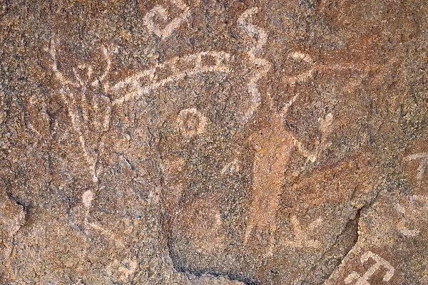 Pictographs, Alabama Hills, Inyo National Forest, California, United States of America