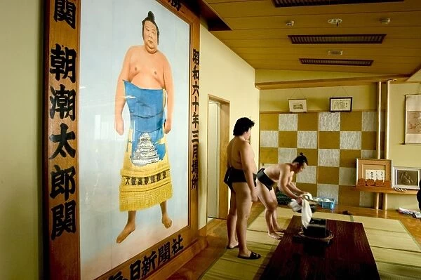 Picture of champion sumo wrestler