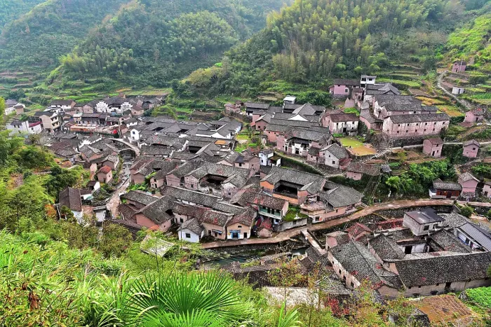 Framed Print : Picturesque Shanxiabao village, 800 years old, Wuyi County, Jinhua City, Zhejiang Province, China Framed Print : Picturesque Shanxiabao village, 800 years old, Wuyi County, Jinhua City, Zhejiang Province, China