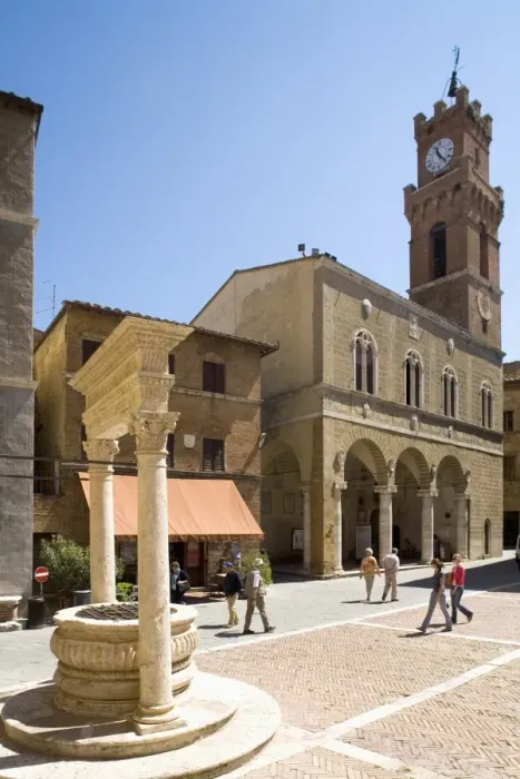 Framed Print : Pienza, Val d Orcia, Tuscany, Italy, Eruope