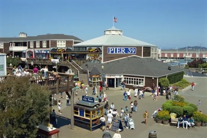 Framed Print : Pier 39, Fishsermans Wharf area Framed Print : Pier 39, Fishsermans Wharf area