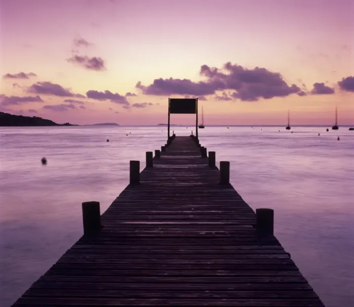 Framed Print : Pier at dawn, Plage de Santa Giulia, South East Corsica, Corsica, France, Mediterranean, Europe Framed Print : Pier at dawn, Plage de Santa Giulia, South East Corsica, Corsica, France, Mediterranean, Europe