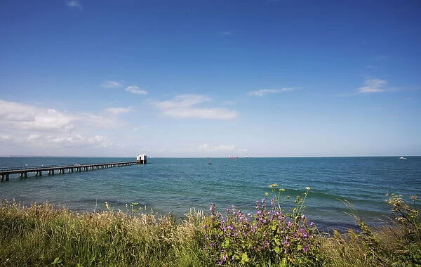 The Pier leading to Lifeboat Station, Bembridge, Isle of Wight, England
