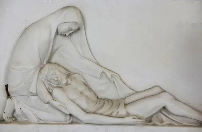 Framed Print : Pieta in Milano monumental cemetery, Milan, Lombardy, Italy, Europe Framed Print : Pieta in Milano monumental cemetery, Milan, Lombardy, Italy, Europe