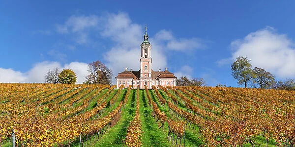 Pilgrimage Church of Birnau, Birnau, Bodensee, Unteruhldingen, Baden Wurttemberg, Germany, Europe