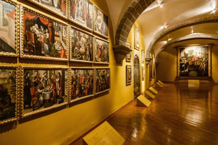Framed Print : The Pinacoteca at Santo Domingo church at the Qorikancha, Cuzco, UNESCO World Heritage Site, Peru, South America Framed Print : The Pinacoteca at Santo Domingo church at the Qorikancha, Cuzco, UNESCO World Heritage Site, Peru, South America