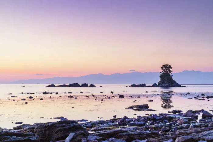 Framed Print : Pine tree on a rock outcrop in the Sea of Japan, Ameharakaigan, Toyama prefecture, Honshu Framed Print : Pine tree on a rock outcrop in the Sea of Japan, Ameharakaigan, Toyama prefecture, Honshu