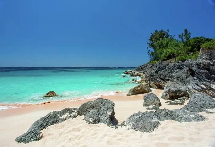 Framed Print : Pink Beach, South Shore, Smiths Parish, Bermuda, Atlantic, North America Framed Print : Pink Beach, South Shore, Smiths Parish, Bermuda, Atlantic, North America