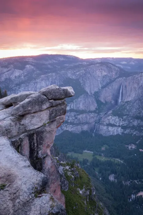 Framed Print : Pink sunset sky above Yosemite Valley from Glacier Point, Yosemite National Park, UNESCO World Heritage Site, California, United States of America, North America Framed Print : Pink sunset sky above Yosemite Valley from Glacier Point, Yosemite National Park, UNESCO World Heritage Site, California, United States of America, North America