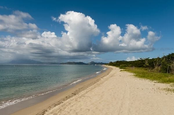 Pinneys beach, Nevis, St. Kitts and Nevis, West Indies, Caribbean, Central America