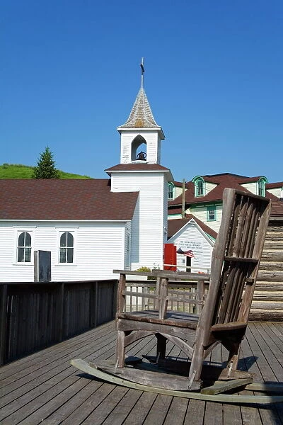 Pioneer Church in Frontier Village, Jamestown, North Dakota, United States of America