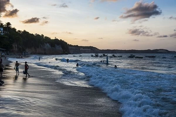 Pipa Beach at sunset, Rio Grande do Norte, Brazil, South America