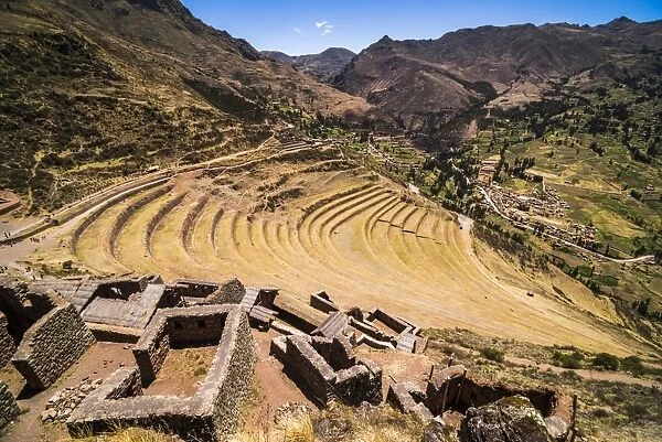 Pisac Inca Ruins, Sacred Valley of the Incas (Urubamba Valley), near Cusco, Peru