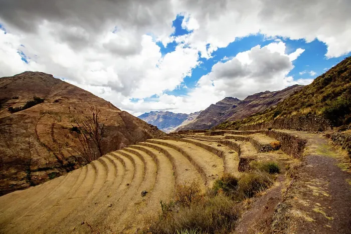 Framed Print : Pisaq agricultural terrace, Sacred Valley, Peru, South America Framed Print : Pisaq agricultural terrace, Sacred Valley, Peru, South America