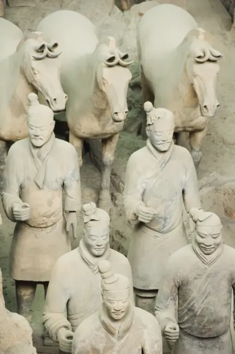 Framed Print : Pit 1 of Mausoleum of the First Qin Emperor housed in The Museum of the Terracotta Warriors