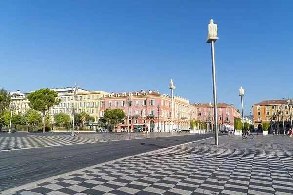 Place Messina, Nice, Alpes Maritimes, Cote d Azur, Provence, France, Mediterranean